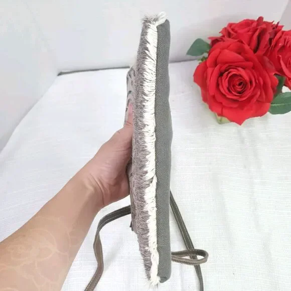 Myra Handbags Dual Strap Small Bag S-1150 NWT Two Tone With Hair Hide - Picture 10 of 10